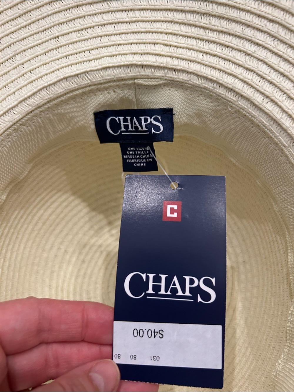Sunhat by Chaps, NWT - Picture 2 of 4